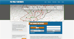 Desktop Screenshot of fixphillydistricts.com